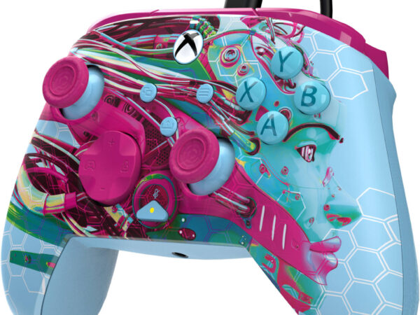 PDP Xbox Series X/S And PC Android Dreams REMATCH GLOW Advanced Wired Controller, Programmable Buttons, USB-C, Glow In The Dark, Officially Licensed By Xbox | 049-023-ADDM
