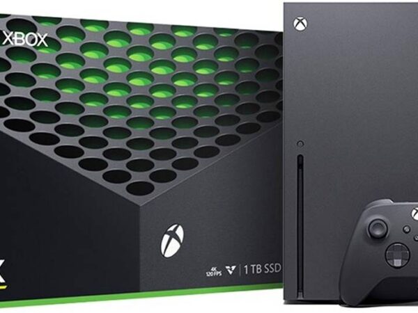 Microsoft Xbox Series X Console, True 4K Gaming & 8K Ready, 16GB GDDR6 Memory, 1TB Custom SSD, 3D Spatial Audio, Up to 120 FPS, 12 Teraflops of Power, Black | RRT-00001 / RRT-00007 / 008