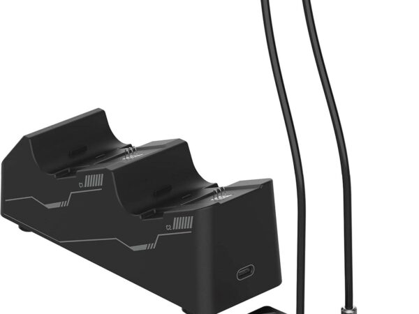 Turtle Beach Fuel Dual Controller Charging Station & Headset Stand for Xbox, Wired USB-C to USB-A Connection, Magnetic Pin Charging, Included Headset Stand, Black | 60882