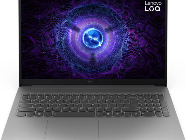 Lenovo LOQ 15IAX9E Gaming Laptop, 15.6" FHD IPS 144Hz Display, Intel Core i7-12650HX, 16GB RAM, 512GB SSD, GeForce RTX 4050 6GB Graphics, English - Arabic K/B, Win11, Luna Grey | 83LK0061ED