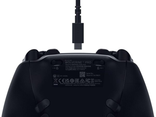 Razer Wolverine V3 Pro Wireless Pro Controller, HyperSpeed Wireless, 4x Mouse Click Back Paddles, 2x Claw Grip Bumpers, Anti-drift Hall Effect Analog Thumbsticks, Black | RZ06-05200100-R3M1