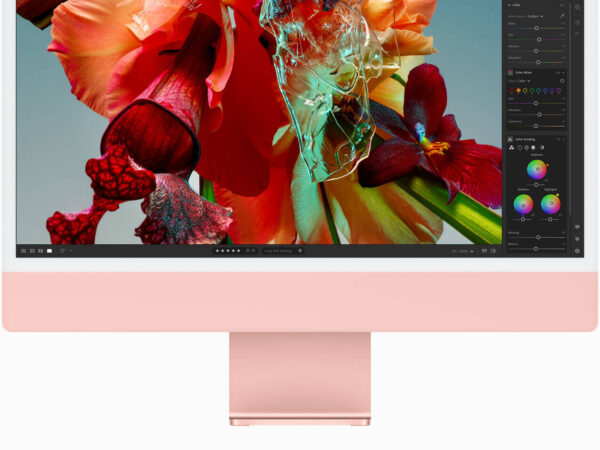 Apple 24" iMac AIO Desktop Computer with M3 Chip, 4.5K Retina Display, 8-Core CPU & 8-Core GPU, 8GB RAM, 256 GB SSD, Magic English KB with Touch ID & Magic Mouse, macOS, Pink |MQRD3