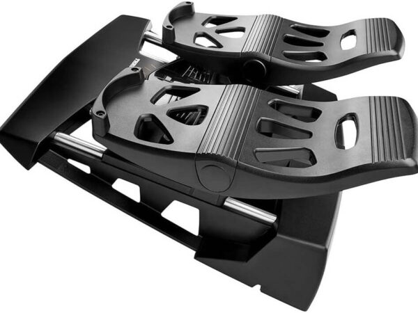 Thrustmaster T.Flight Rudder Pedals, S.M.A.R.T Ruder, 4 Slide Rails, Ecosystem Ready, For PC, PS4 & XBOX Compatible Platforms, Black | TM-JSTK-TFRP-RUDDER